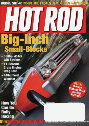 HOT ROD 2003 SEPT - 2.4L TURBO, HOT FAIRLANE & CHEVELLE